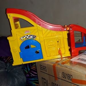 Fisher Price Little People racing ramp